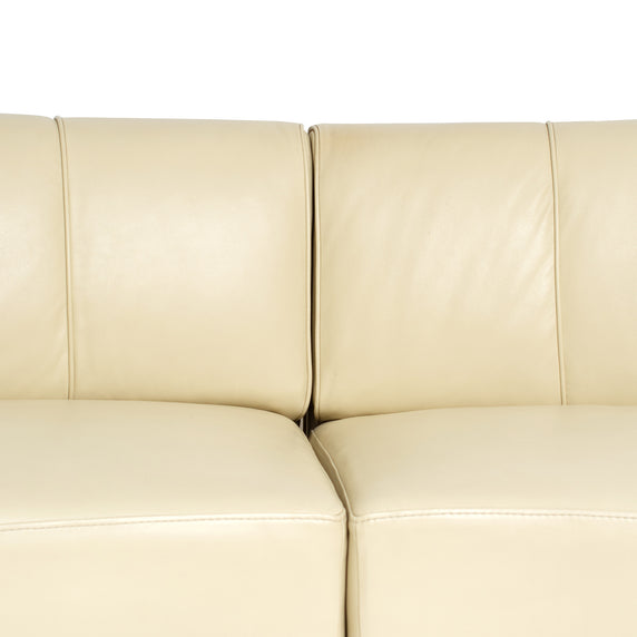SOFA CURVO TURIN CUERO VACUNO