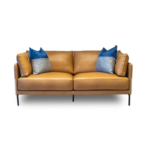 SOFA TRIPLE LIZANDRO CUERO VACUNO