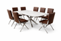 COMEDOR ASPA PIEDRA SINTERIZADA + 6 SILLAS PARIS