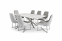 COMEDOR BASE ASPA C/ P. SINTERIZADA + 6 SILLAS ALBA