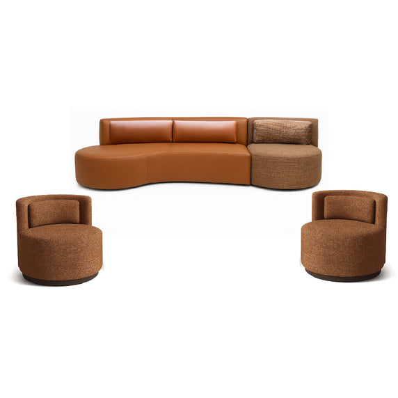 Set de muebles Sala iconic + 3 giratorios